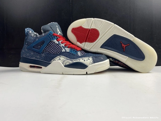 Official Maikesneakers SE Sashiko Retro Jordan 4 CW0898-400 Air 0722